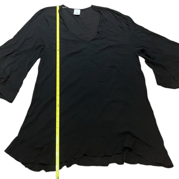Anne Cole Black Lightweight Tunic Swim Coverup, Size M/L, NWOT - Picture 6 of 9